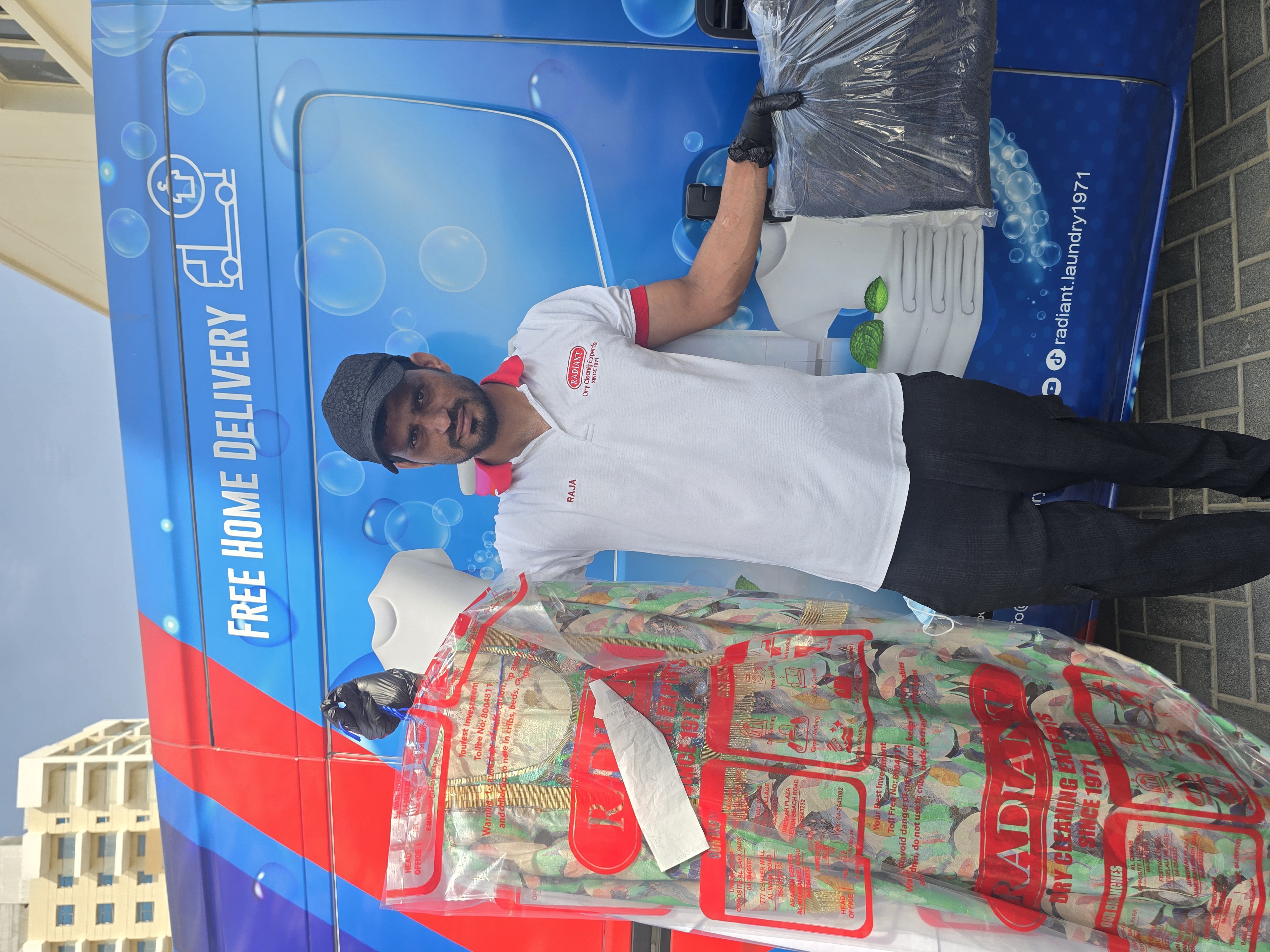 Professional laundry pickup and delivery service near you in Dubai