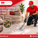 Professional carpet cleaning for dust, allergens, and pet hair removal - radiantlaundry.ae