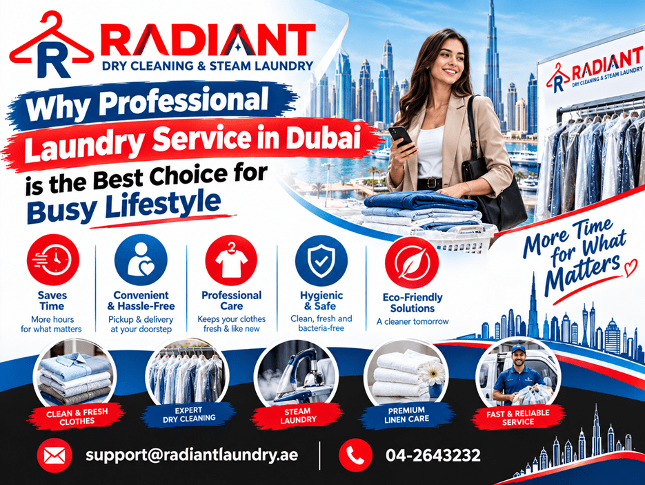 Professional laundry service in Dubai – pickup and delivery